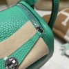 【Mini Lindy】6W Menthe  」×  Silver Hardware  