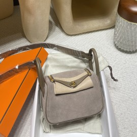 【Mini Lindy】 8C Etoupe  Gold Hardware