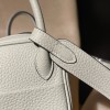 【Mini Lindy Clemence（TC）Gris Neve OW ×  Silver Hardware 