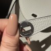 【Mini Lindy Clemence（TC）Gris Neve OW ×  Silver Hardware 