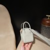 【Mini Lindy Clemence（TC）Gris Neve OW ×  Silver Hardware 