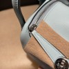 【Mini Lindy】 U2 Blue Zephyr  ×  Silver Hardware  