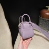 Mini Lindy 5H Cyclamen   Silver Hardware 