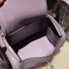 Mini Lindy 5H Cyclamen   Silver Hardware 