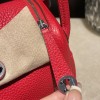Mini Lindy Clemence（TC）Q5 Rouse Casaque ×  Silver Hardware  