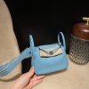 Mini Lindy Clemence（TC）P3 Blue du Nord ×  Silver Hardware  