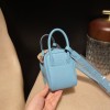 Mini Lindy Clemence（TC）P3 Blue du Nord ×  Silver Hardware  