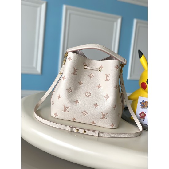 【フランス 163C01 チップ】NeoNoé ミドルサイズハンドバッグ M14401|Monogram Empreinte レザー|チェーンアクセント|十二星座ステッカー付き 26x26 x 17.5cm 【フランス 163C01 チップ】NeoNoé ミドルサイズハンドバッグ M14401|Monogram Empreinte レザー|チェーンアクセント|十二星座ステッカー付き 26x26 x 17.5cm