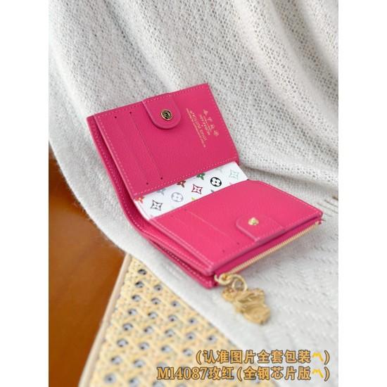 【M14087】バラ色 A 級全鋼版 パーソナライズド LV x TM Lisa ウォレット|Monogram Empreinte レザー|ゴールドパンダジップ 9 x 11.5 x 1.5 cm 【M14087】バラ色 A 級全鋼版 パーソナライズド LV x TM Lisa ウォレット|Monogram Empreinte レザー|ゴールドパンダジップ 9 x 11.5 x 1.5 cm