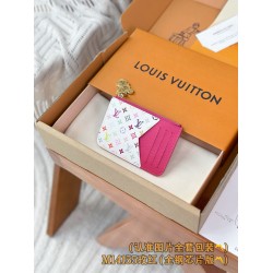 【M14155】レイクブルー LV x TM Romy 名刺入れ｜村上隆コラボ｜パンダジップ｜変更可能チップ 12 x 8 x 0.8cm