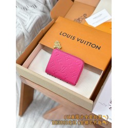 【M14155】レイクブルー LV x TM Romy 名刺入れ｜村上隆コラボ｜パンダジップ｜変更可能チップ 12×8×0.8cm