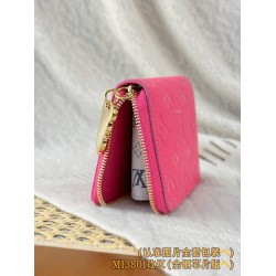 【M14155】レイクブルー LV x TM Romy 名刺入れ｜村上隆コラボ｜パンダジップ｜変更可能チップ 12×8×0.8cm