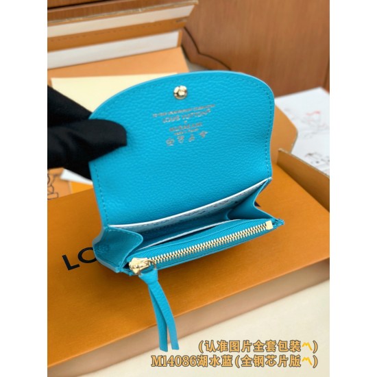 【M14086】レイクブルー パーソナライズドカスタム版 Rosalie コインケース|Monogram Empreinte 牛革|変更可能チップ 11×8×2.5cm 【M14086】レイクブルー パーソナライズドカスタム版 Rosalie コインケース|Monogram Empreinte 牛革|変更可能チップ 11×8×2.5cm