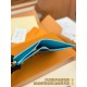 【M14087】レイクブルー パーソナライズドカスタム LV x TM Lisa ウォレット|Monogram Empreinte レザー|ゴールドパンダジップ 9×11.5×1.5cm 【M14087】レイクブルー パーソナライズドカスタム LV x TM Lisa ウォレット|Monogram Empreinte レザー|ゴールドパンダジップ 9×11.5×1.5cm