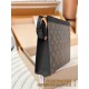 【M61692】Monogram Eclipse モノトーングレー A 級全鋼 パーソナライズド Pochette Voyage ミドルハンドバッグ|大容量収納|ビジネス向け 27×21×6cm 【M61692】Monogram Eclipse モノトーングレー A 級全鋼 パーソナライズド Pochette Voyage ミドルハンドバッグ|大容量収納|ビジネス向け 27×21×6cm
