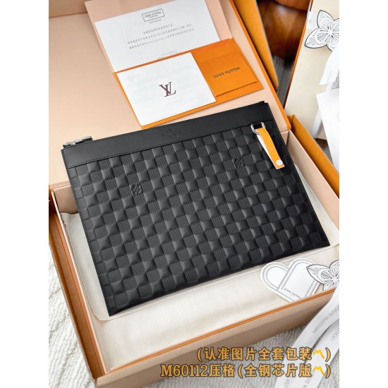 【M60112】Monogram Shadow エンボス格子 パーソナライズドカスタム Pochette To-Go|エレガントデザイン|大容量収納 34×25×12cm 【M60112】Monogram Shadow エンボス格子 パーソナライズドカスタム Pochette To-Go|エレガントデザイン|大容量収納 34×25×12cm
