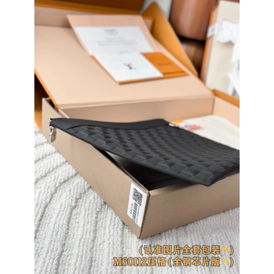 【M60112】Monogram Shadow エンボス格子 パーソナライズドカスタム Pochette To-Go|エレガントデザイン|大容量収納 34×25×12cm 【M60112】Monogram Shadow エンボス格子 パーソナライズドカスタム Pochette To-Go|エレガントデザイン|大容量収納 34×25×12cm