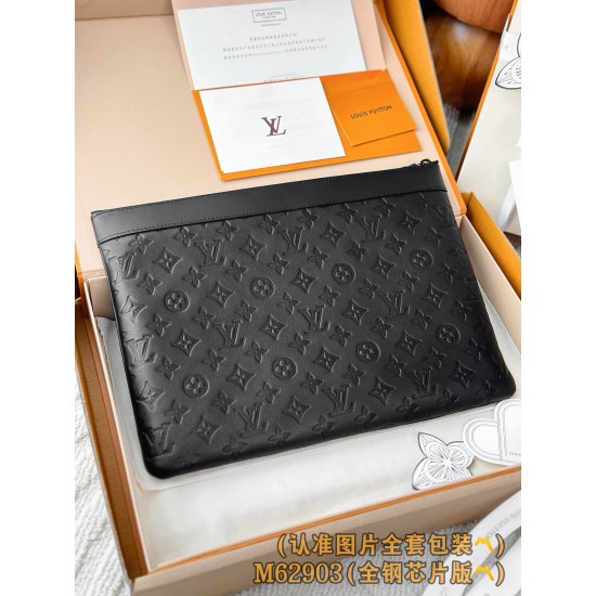 【M62903】Monogram Shadow ニューエンボス A 級全鋼 パーソナライズド Pochette To-Go|エレガントモダンデザイン|大容量収納 34×25×12cm 【M62903】Monogram Shadow ニューエンボス A 級全鋼 パーソナライズド Pochette To-Go|エレガントモダンデザイン|大容量収納 34×25×12cm