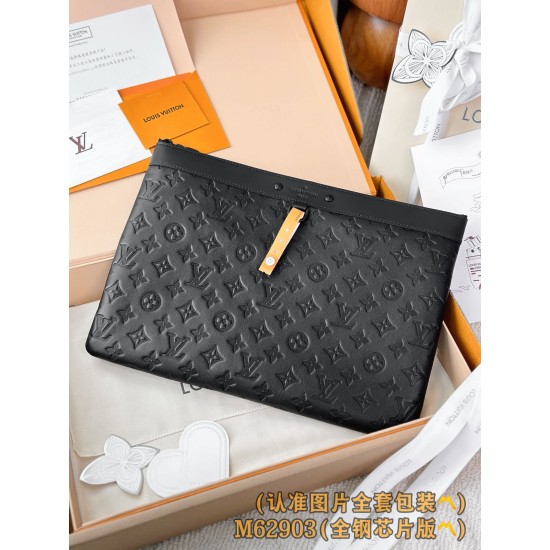 【M62903】Monogram Shadow ニューエンボス A 級全鋼 パーソナライズド Pochette To-Go|エレガントモダンデザイン|大容量収納 34×25×12cm 【M62903】Monogram Shadow ニューエンボス A 級全鋼 パーソナライズド Pochette To-Go|エレガントモダンデザイン|大容量収納 34×25×12cm