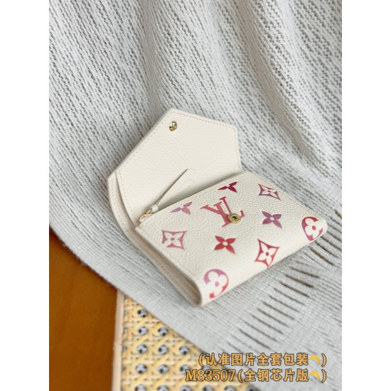 【M83507】A 級全鋼 パーソナライズドカスタム Victorine ウォレット|輸入牛革|Monogram Empreinte 圧花 12×9.5×2.5cm 【M83507】A 級全鋼 パーソナライズドカスタム Victorine ウォレット|輸入牛革|Monogram Empreinte 圧花 12×9.5×2.5cm