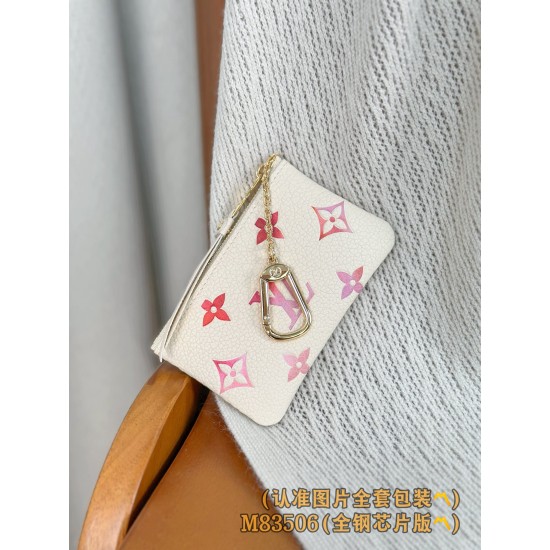 【M83506】A級全鋼 パーソナライズドカスタム キーコインケース|ツートンカラー Monogram Empreinte|ダブルゾーン収納 12×7×1.5cm 【M83506】A級全鋼 パーソナライズドカスタム キーコインケース|ツートンカラー Monogram Empreinte|ダブルゾーン収納 12×7×1.5cm