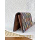 【N00141】カラーダミエ A 級全鋼 パーソナライズドカスタム Brazza ロングウォレット|LV Vers Damier Ebene|カラフルチェック柄 10×19×2cm 【N00141】カラーダミエ A 級全鋼 パーソナライズドカスタム Brazza ロングウォレット|LV Vers Damier Ebene|カラフルチェック柄 10×19×2cm