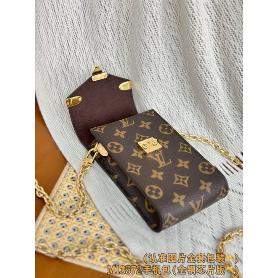 【M13572】A 級全鋼 パーソナライズドカスタム Metis スマートフォンケース|Monogram キャンバス|S-lock 鋼製ロック 17.5×4×10.4cm 【M13572】A 級全鋼 パーソナライズドカスタム Metis スマートフォンケース|Monogram キャンバス|S-lock 鋼製ロック 17.5×4×10.4cm
