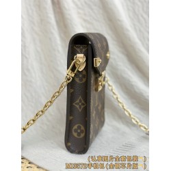 【M13572】A 級全鋼 パーソナライズドカスタム Metis スマートフォンケース｜Monogram キャンバス｜S-lock 鋼製ロック 17.5×4×10.4cm