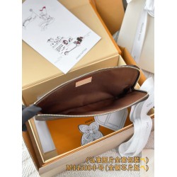 【M44500】A 級全鋼 パーソナライズドカスタム ETUI VOYAGE スモール収納ポーチ｜多機能旅行パートナー 24×17×1cm