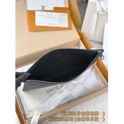 【M62291】Monogram Pacific ブラックコーティング ×Taige 皮革 A 級全鋼 パーソナライズド POCHETTE APOLLO ハンドバッグ｜2024 春夏新作｜Kim Jones デザイン 34x25x2cm