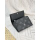 【M12598】黒花 A 級全鋼 パーソナライズドカスタム版 Victor ウォレット|Monogram Eclipse 帆布|アンカット式実用設計 11.5×9×2.5cm 【M12598】黒花 A 級全鋼 パーソナライズドカスタム版 Victor ウォレット|Monogram Eclipse 帆布|アンカット式実用設計 11.5×9×2.5cm