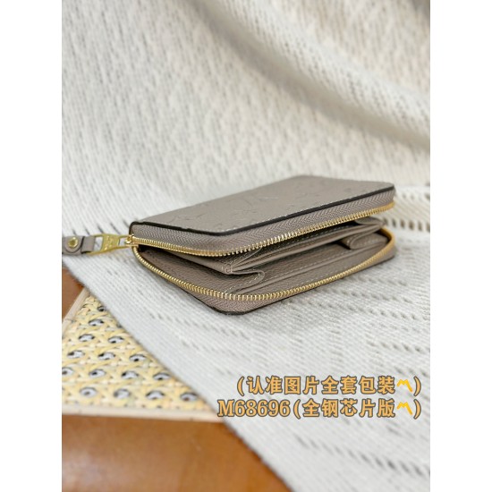 【M68696】エンボス A 級全鋼 パーソナライズドカスタム Zippy ジップコインケース|輸入牛革|Monogram Empreinte 圧花 11×8.5×2cm 【M68696】エンボス A 級全鋼 パーソナライズドカスタム Zippy ジップコインケース|輸入牛革|Monogram Empreinte 圧花 11×8.5×2cm