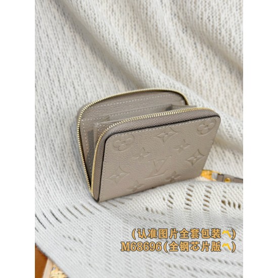【M68696】エンボス A 級全鋼 パーソナライズドカスタム Zippy ジップコインケース|輸入牛革|Monogram Empreinte 圧花 11×8.5×2cm 【M68696】エンボス A 級全鋼 パーソナライズドカスタム Zippy ジップコインケース|輸入牛革|Monogram Empreinte 圧花 11×8.5×2cm