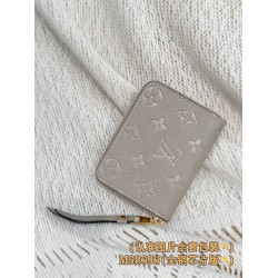 【M68696】エンボス A 級全鋼 パーソナライズドカスタム Zippy ジップコインケース｜輸入牛革｜Monogram Empreinte 圧花 11×8.5×2cm