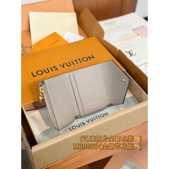 【M69800】エンボス A 級全鋼 カスタム ZOÉ ショートウォレット|Monogram Empreinte 粒面圧花|コンパクト実用 9.5×7.5×3cm 【M69800】エンボス A 級全鋼 カスタム ZOÉ ショートウォレット|Monogram Empreinte 粒面圧花|コンパクト実用 9.5×7.5×3cm