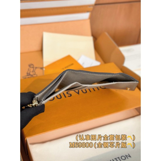 【M69800】エンボス A 級全鋼 カスタム ZOÉ ショートウォレット|Monogram Empreinte 粒面圧花|コンパクト実用 9.5×7.5×3cm 【M69800】エンボス A 級全鋼 カスタム ZOÉ ショートウォレット|Monogram Empreinte 粒面圧花|コンパクト実用 9.5×7.5×3cm