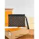 【M82079】モノグラム A 級全鋼 パーソナライズドカスタム Pochette To-Go|Monogram Eclipse キャンバス|ポータブルハンドポケット 30×21.5×1cm 【M82079】モノグラム A 級全鋼 パーソナライズドカスタム Pochette To-Go|Monogram Eclipse キャンバス|ポータブルハンドポケット 30×21.5×1cm