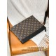 【M82079】モノグラム A 級全鋼 パーソナライズドカスタム Pochette To-Go|Monogram Eclipse キャンバス|ポータブルハンドポケット 30×21.5×1cm 【M82079】モノグラム A 級全鋼 パーソナライズドカスタム Pochette To-Go|Monogram Eclipse キャンバス|ポータブルハンドポケット 30×21.5×1cm