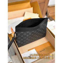 【M81569】ブラックモノグラム A 級全鋼 パーソナライズドカスタム Pochette To-Go｜Monogram Eclipse ブラックキャンバス｜ハンドポケット新進化 30×21.5×1cm
