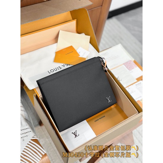 【M30450】クロスグレイン A 級全鋼 パーソナライズドカスタム Pochette Voyage|深層染色 Taiga 皮革|マルチ用途インナーバッグ 27×21×6cm 【M30450】クロスグレイン A 級全鋼 パーソナライズドカスタム Pochette Voyage|深層染色 Taiga 皮革|マルチ用途インナーバッグ 27×21×6cm