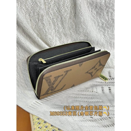 【M69353】A級全鋼版 パーソナライズドカスタム クラシックジップウォレット|Monogram Reverse キャンバス × レザーライニング 19.5×10.5×2.5cm 【M69353】A級全鋼版 パーソナライズドカスタム クラシックジップウォレット|Monogram Reverse キャンバス × レザーライニング 19.5×10.5×2.5cm