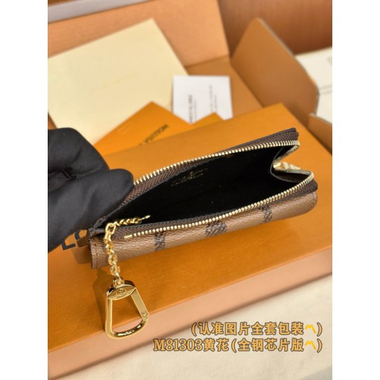 【M81303】Monogram×Reverse キャンバス × 小牛革 A 級全鋼 パーソナライズド Recto Verso カードケース|ハイブリッドデザイン|マルチユース機能 13×8×2cm 【M81303】Monogram×Reverse キャンバス × 小牛革 A 級全鋼 パーソナライズド Recto Verso カードケース|ハイブリッドデザイン|マルチユース機能 13×8×2cm
