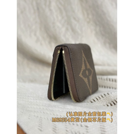 【M69354】A級全鋼版 パーソナライズドカスタム Zippy ジップコインケース|Monogram キャンバス|コンパクト実用 11×8.5×2cm 【M69354】A級全鋼版 パーソナライズドカスタム Zippy ジップコインケース|Monogram キャンバス|コンパクト実用 11×8.5×2cm