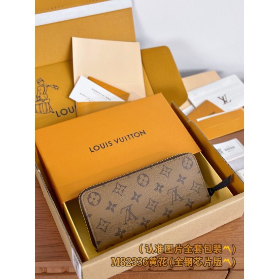 【M82336】イエローダミエ A級全鋼版 パーソナライズドカスタム CLÉMENCE ウォレット|Damier Azur キャンバス × 粒面牛革|薄型エレガントデザイン 19.5×9×1.5cm 【M82336】イエローダミエ A級全鋼版 パーソナライズドカスタム CLÉMENCE ウォレット|Damier Azur キャンバス × 粒面牛革|薄型エレガントデザイン 19.5×9×1.5cm