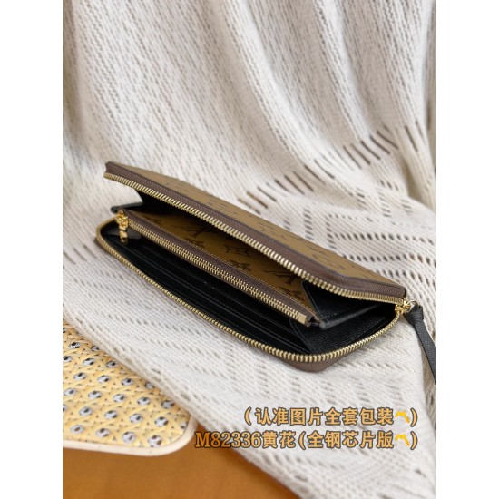 【M82336】イエローダミエ A級全鋼版 パーソナライズドカスタム CLÉMENCE ウォレット|Damier Azur キャンバス × 粒面牛革|薄型エレガントデザイン 19.5×9×1.5cm 【M82336】イエローダミエ A級全鋼版 パーソナライズドカスタム CLÉMENCE ウォレット|Damier Azur キャンバス × 粒面牛革|薄型エレガントデザイン 19.5×9×1.5cm