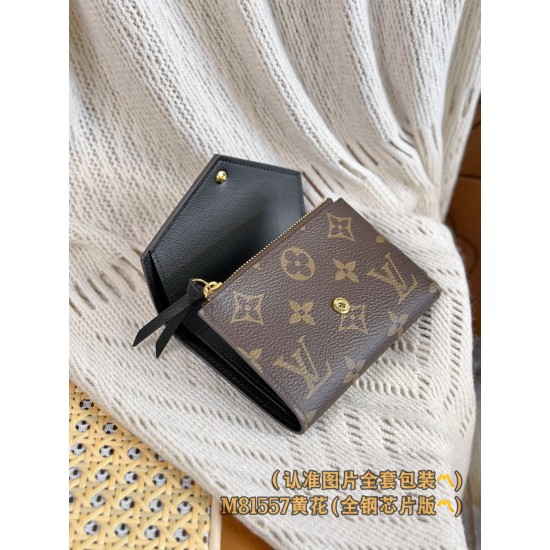【M81557】イエローモノグラム A 級全鋼版 パーソナライズドカスタム VICTORINE ウォレット|Monogram×Reverse キャンバス|エンベロープ型マルチ収納 12×9.5×2.5cm 【M81557】イエローモノグラム A 級全鋼版 パーソナライズドカスタム VICTORINE ウォレット|Monogram×Reverse キャンバス|エンベロープ型マルチ収納 12×9.5×2.5cm