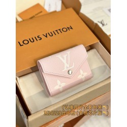 【M14229】シルクスクリーンピンク A 級全鋼 パーソナライズドカスタム Victorine ウォレット｜柔軟粒面 Monogram Empreinte 皮革｜ダブルトーンピンクエンボス 12×9.5×2.5cm
