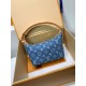免税版 M82949G 全鋼製 Hills Pochette ポシェットバッグ|Monogram Denim キャンバス サンドウォッシュ仕上げ 18.5×11×6.5 cm 免税版 M82949G 全鋼製 Hills Pochette ポシェットバッグ|Monogram Denim キャンバス サンドウォッシュ仕上げ 18.5×11×6.5 cm