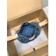 免税版 M82949G 全鋼製 Hills Pochette ポシェットバッグ|Monogram Denim キャンバス サンドウォッシュ仕上げ 18.5×11×6.5 cm 免税版 M82949G 全鋼製 Hills Pochette ポシェットバッグ|Monogram Denim キャンバス サンドウォッシュ仕上げ 18.5×11×6.5 cm