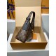 免税版 M12940G 全鋼製 The Drop スモールハンドバッグ｜Flower Hobo インスピレーション クラシック Monogram キャンバス 15×12×28cm